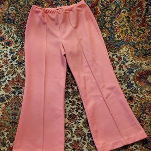 Bubblegum pink flare pants size 12